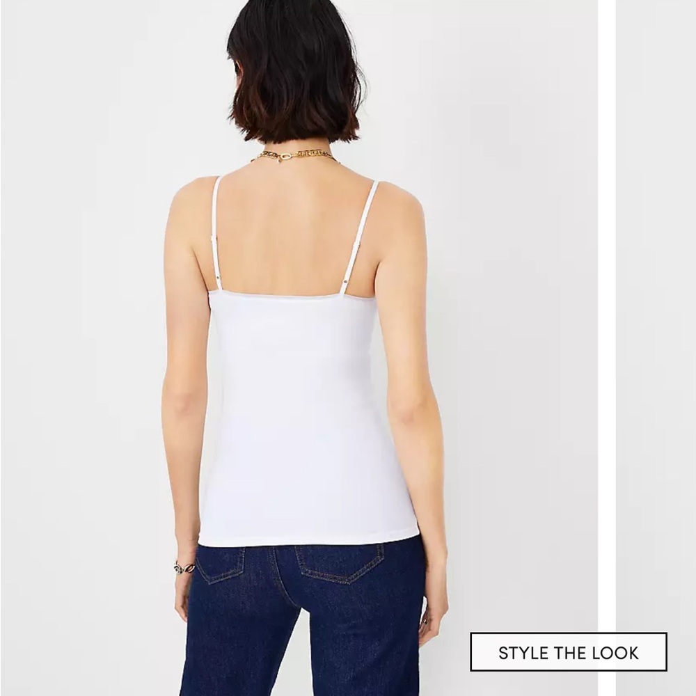 Ann Taylor Elegant White Camisole - Picture 2 of 5